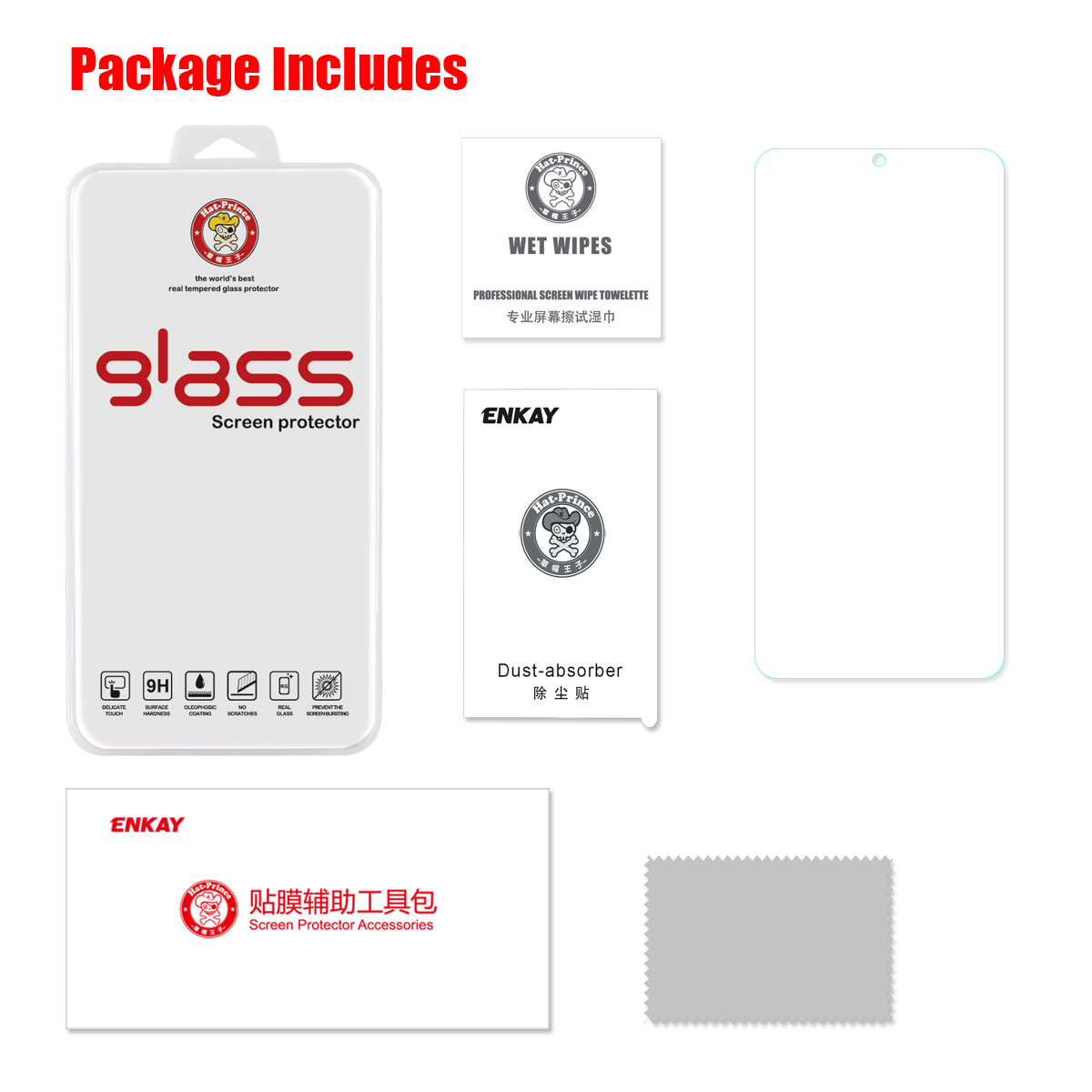 Enkay-9H-Anti-explosion-HD-Full-Cover-Tempered-Glass-Screen-Protector-for-Xiaomi-Redmi-7--Redmi-Y3-N-1469349-4